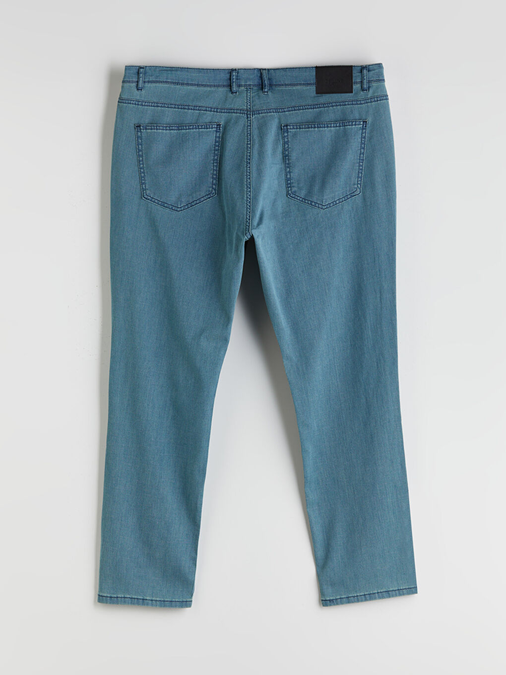 Yeşil Büyük Beden 880 Chino Fit Erkek Jean Pantolon-5