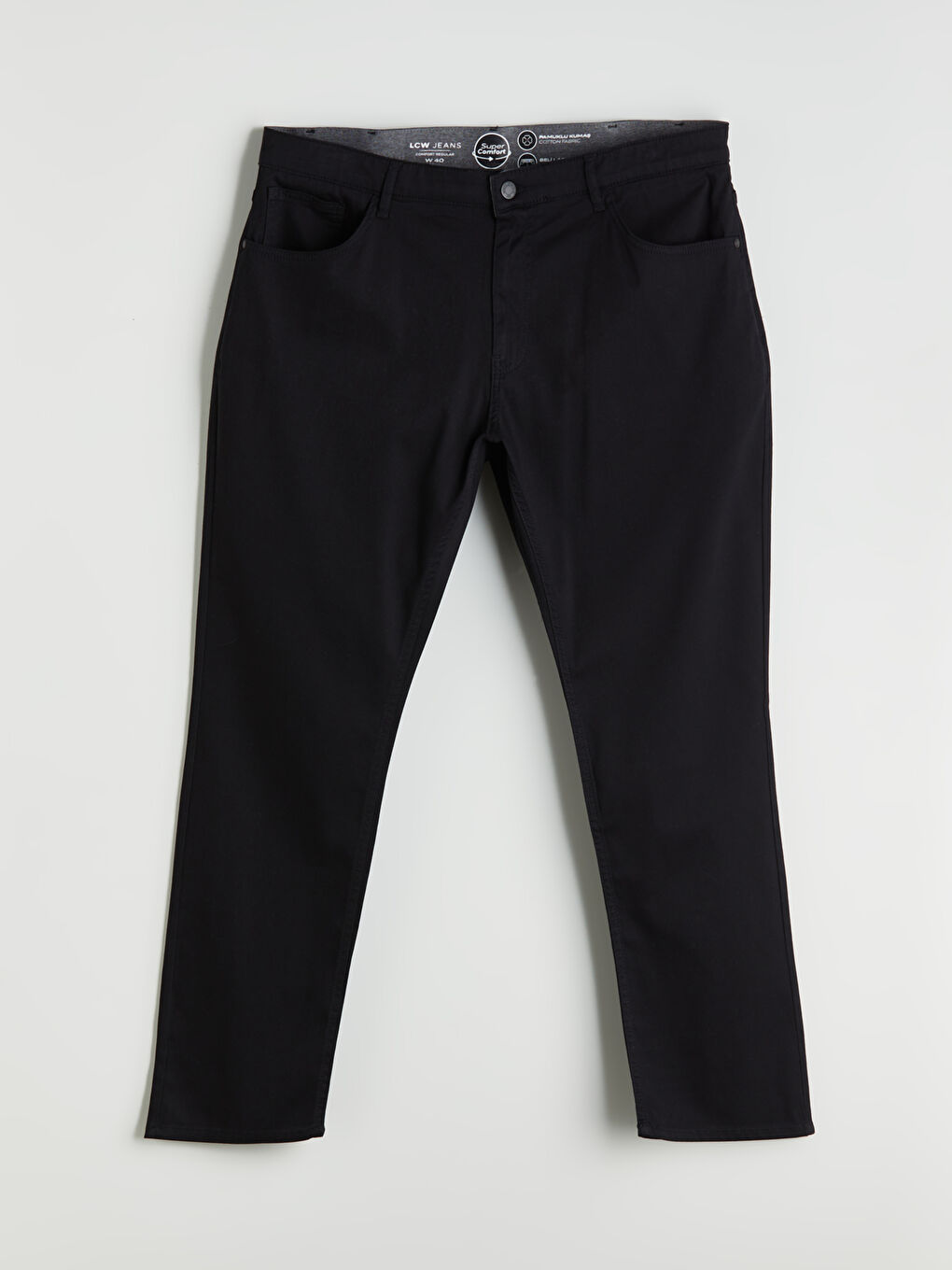 Siyah 779 Regular Fit Erkek Jean Pantolon-4