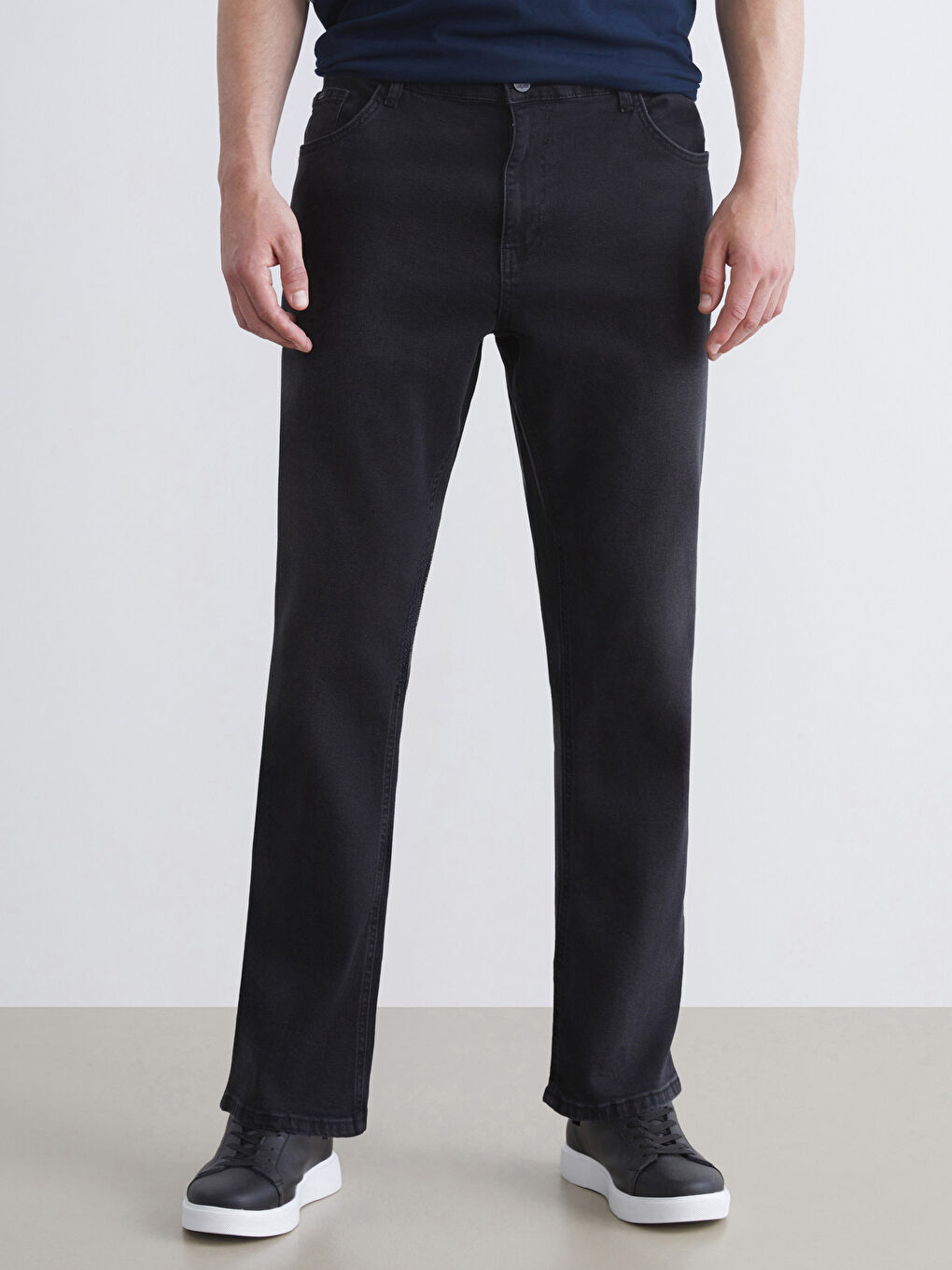 Siyah 779 Regular Fit Erkek Jean Pantolon-1