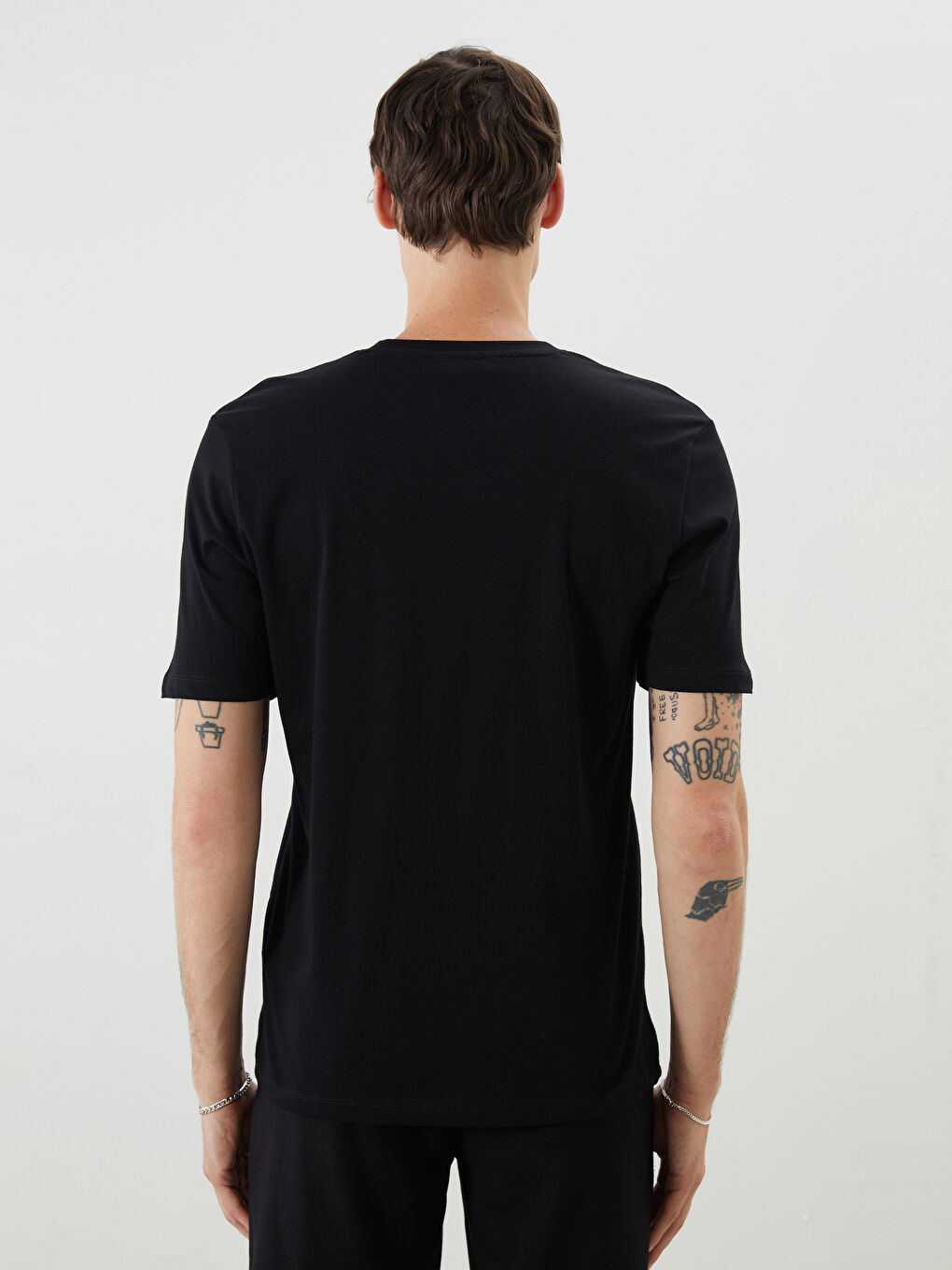 Crew Neck Printed Jersey Men's T-Shirt -S5RV59Z8-CVL