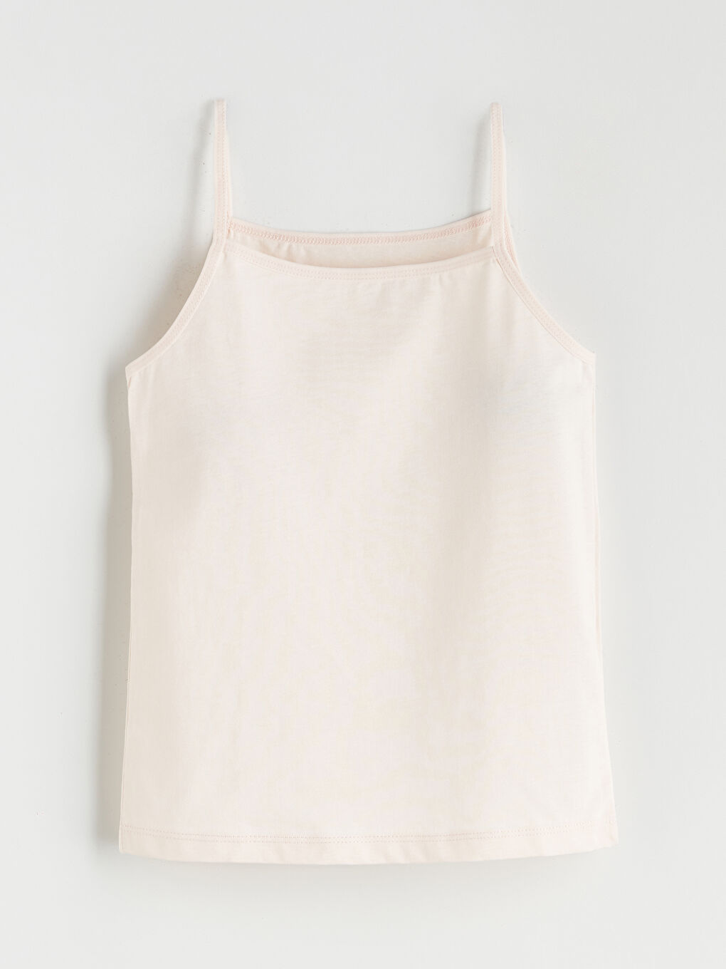 Pembe Kare Yaka Kız Çocuk Atlet 5'li-4