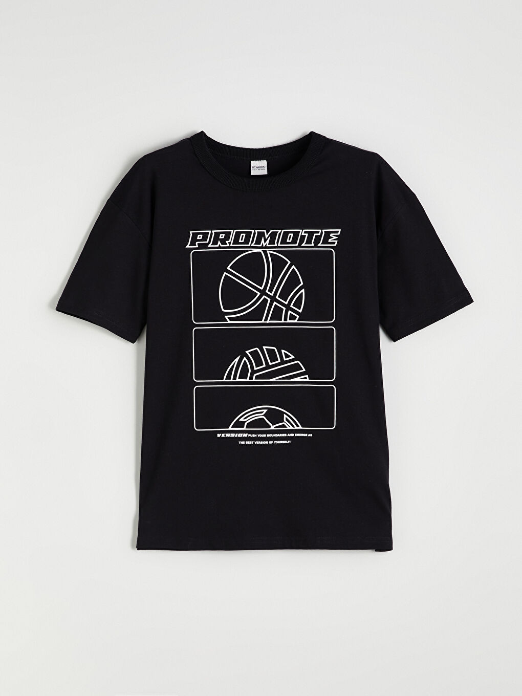 LCW Kids Crew Neck Boys' T-Shirt 2 Pack -S5RV84Z4-CVL