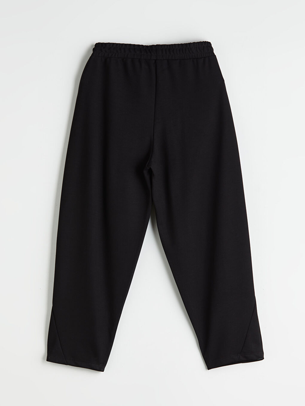 Siyah Beli Lastikli Kadın Eşofman Altı-5