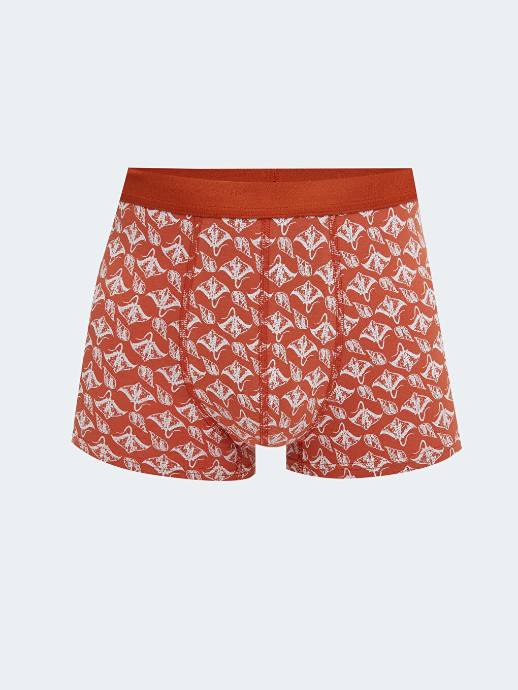 Petrol Standart Kalıp Pamuklu Esnek Erkek Boxer 3'lü-2