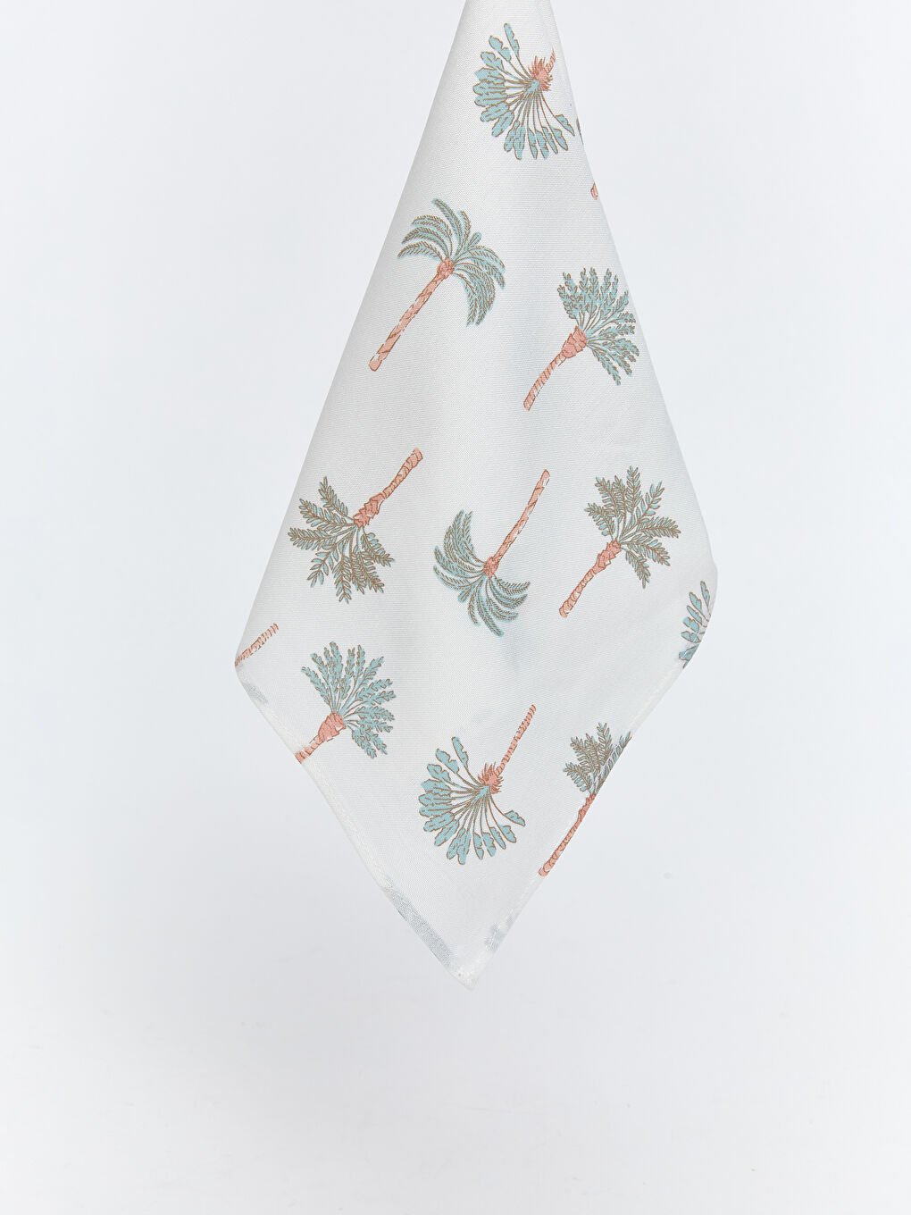 Ekru Desenli Kadın Fular-2