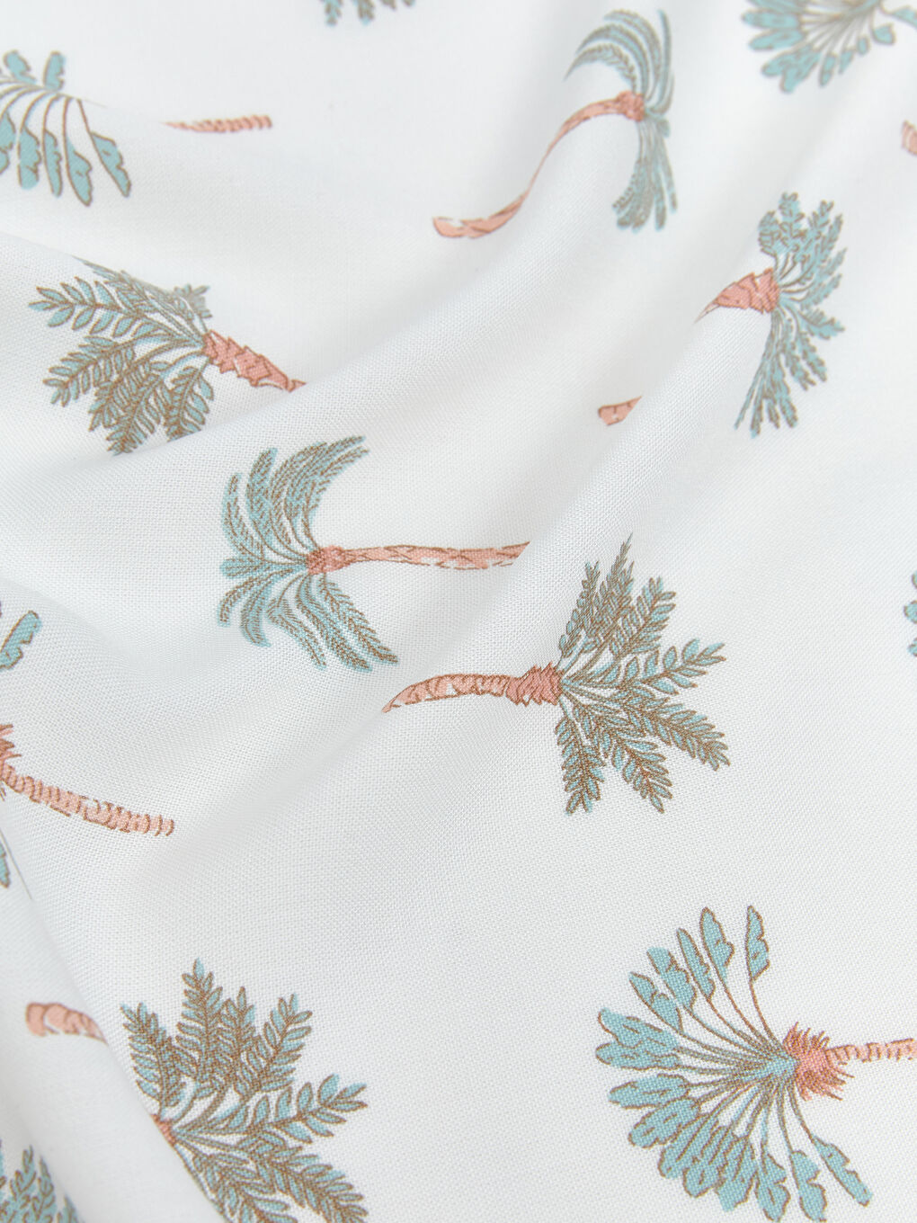 Ekru Desenli Kadın Fular-3