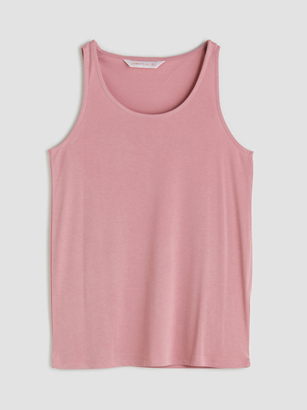 Pembe U Yaka Kadın Pijama Üstü-4