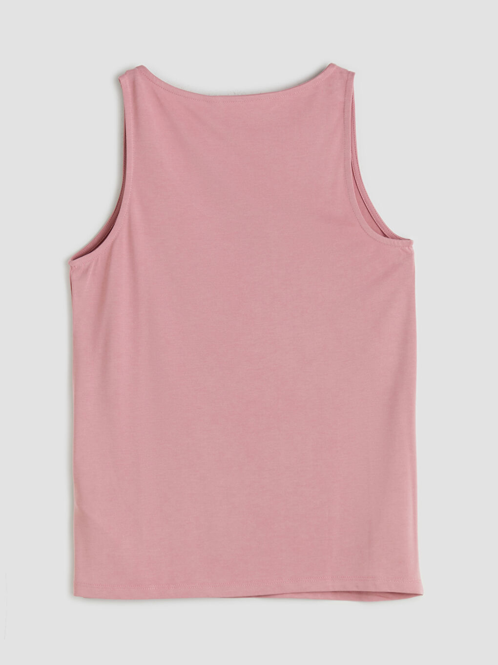 Pembe U Yaka Kadın Pijama Üstü-5