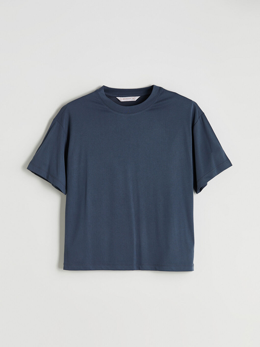 Antrasit Bisiklet Yaka Kadın Pijama Üstü-4