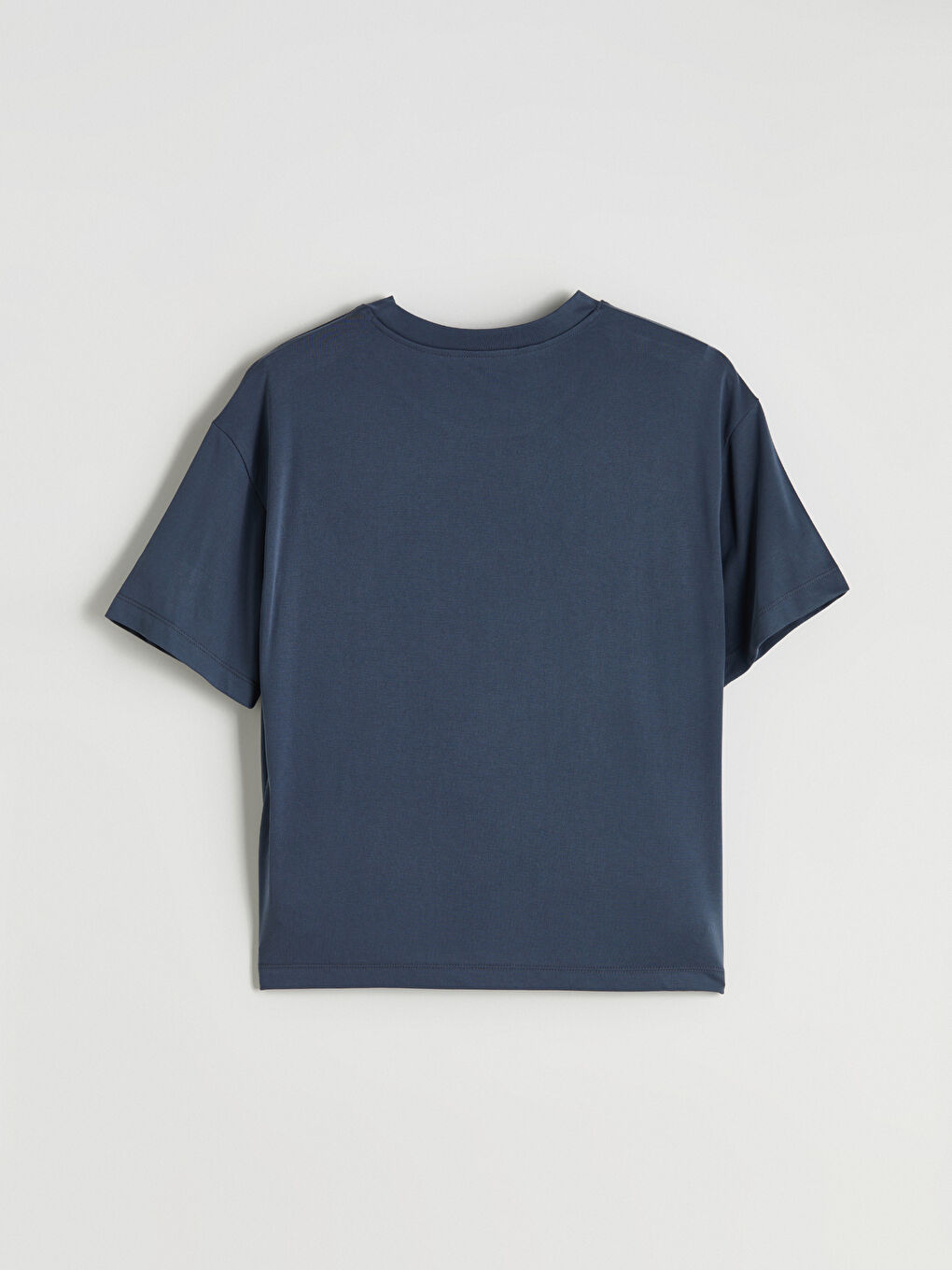 Antrasit Bisiklet Yaka Kadın Pijama Üstü-5