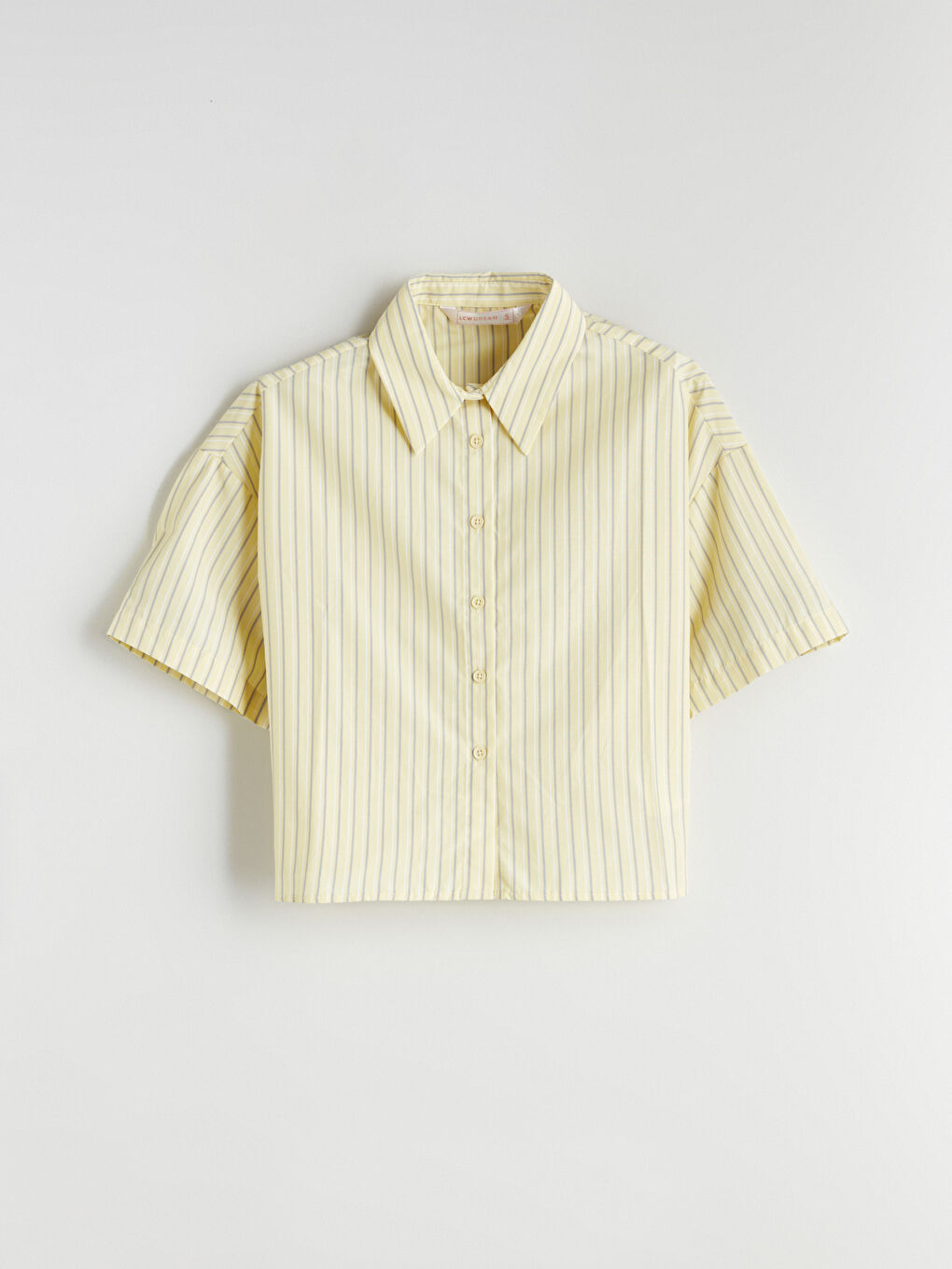 Sarı Çizgili Kadın Pijama Üstü ve Büstiyer 2'li-7