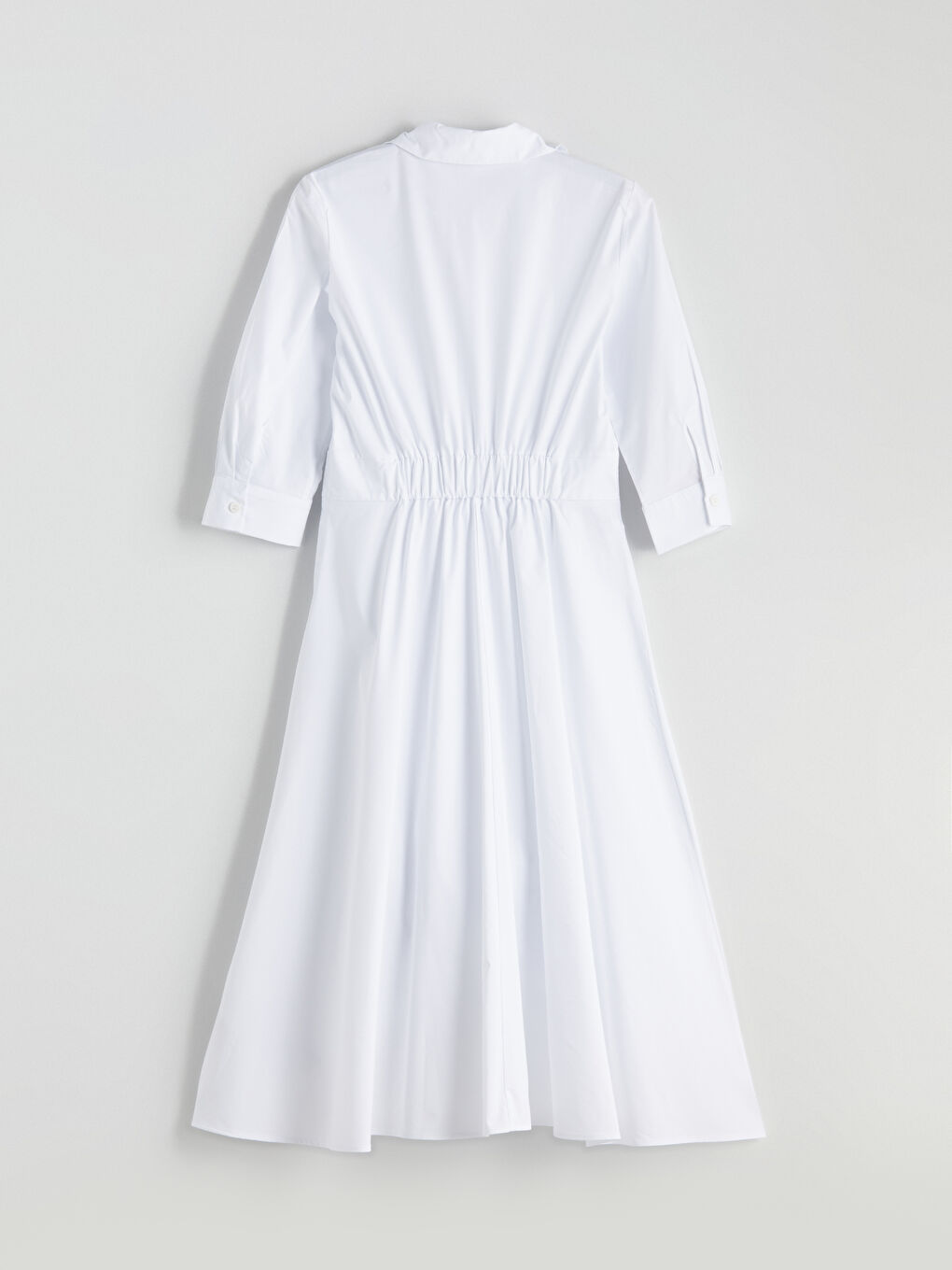 LCWAIKIKI Classic Woman WHITE Shirt Dress -S5RY56Z8-Q6K