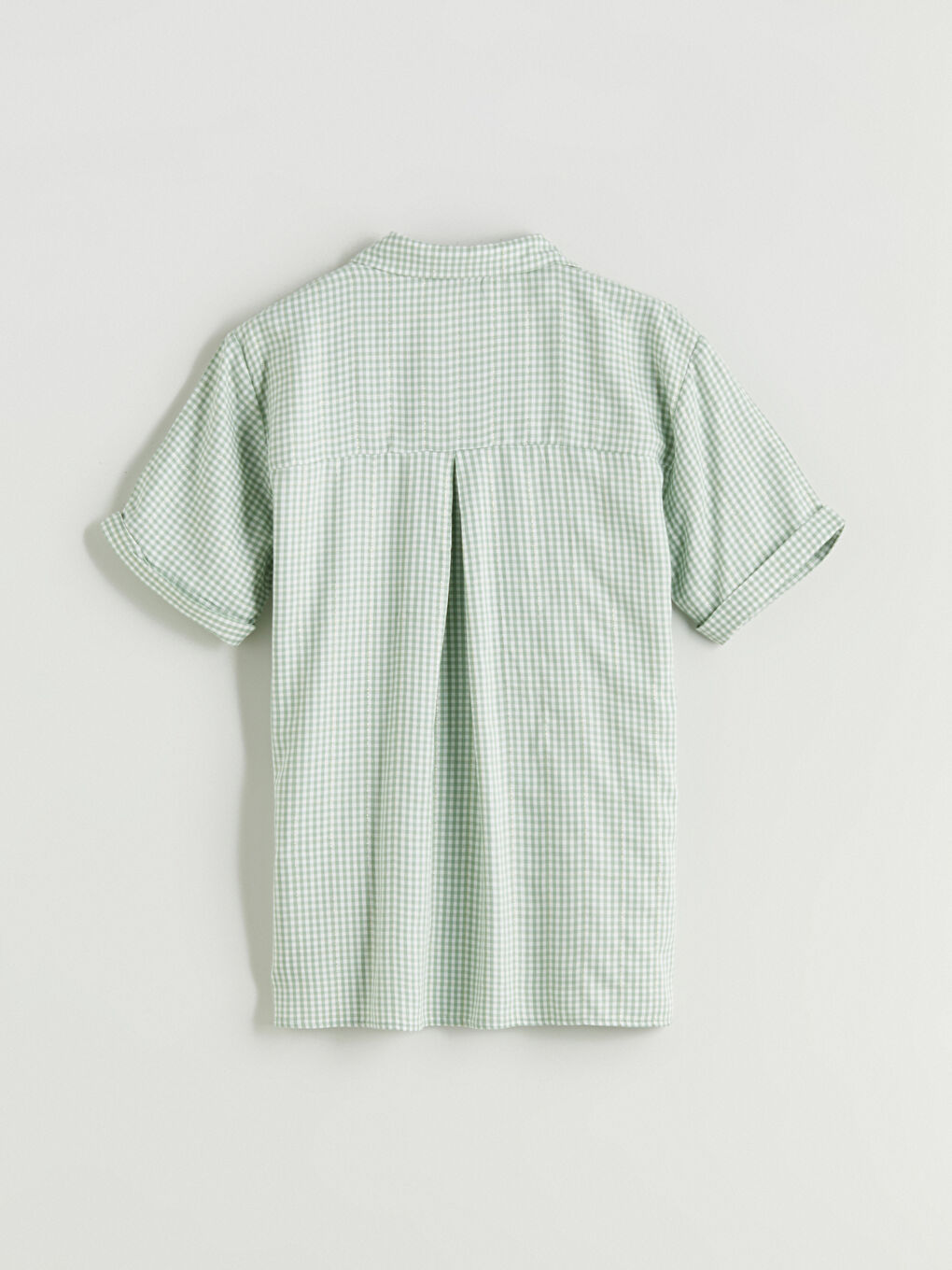 LCW Grace Plaid Women's Shirt -S5S017Z8-LMB