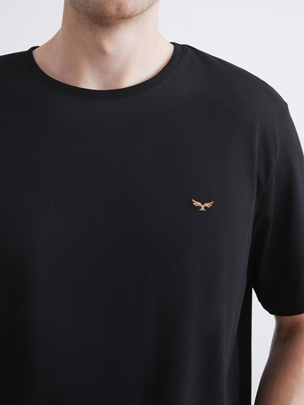 Siyah Standart Kalıp Erkek Pijama Takımı-5