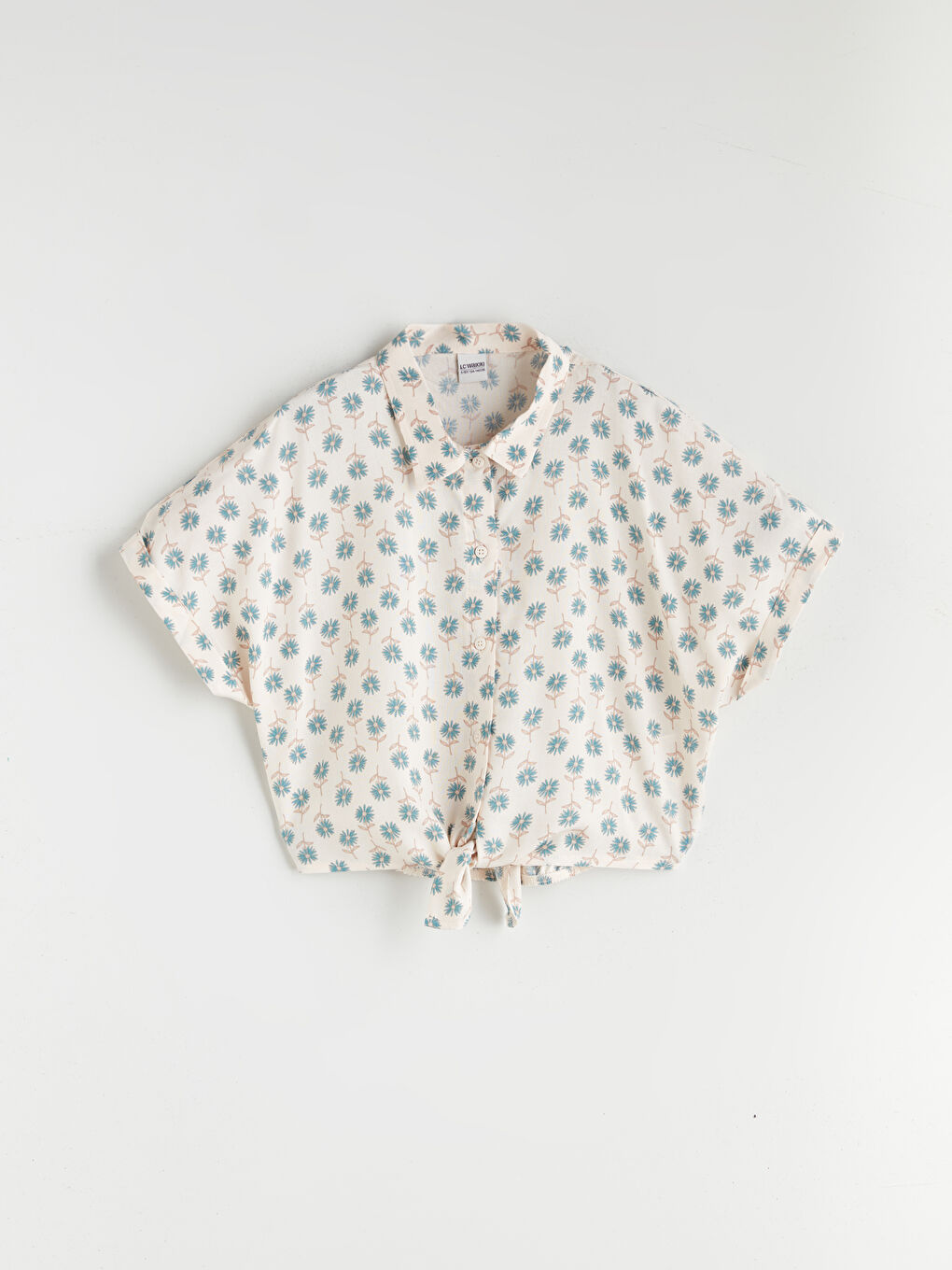LCW Kids Girl ECRU Shirt -S5S042Z4-LRB