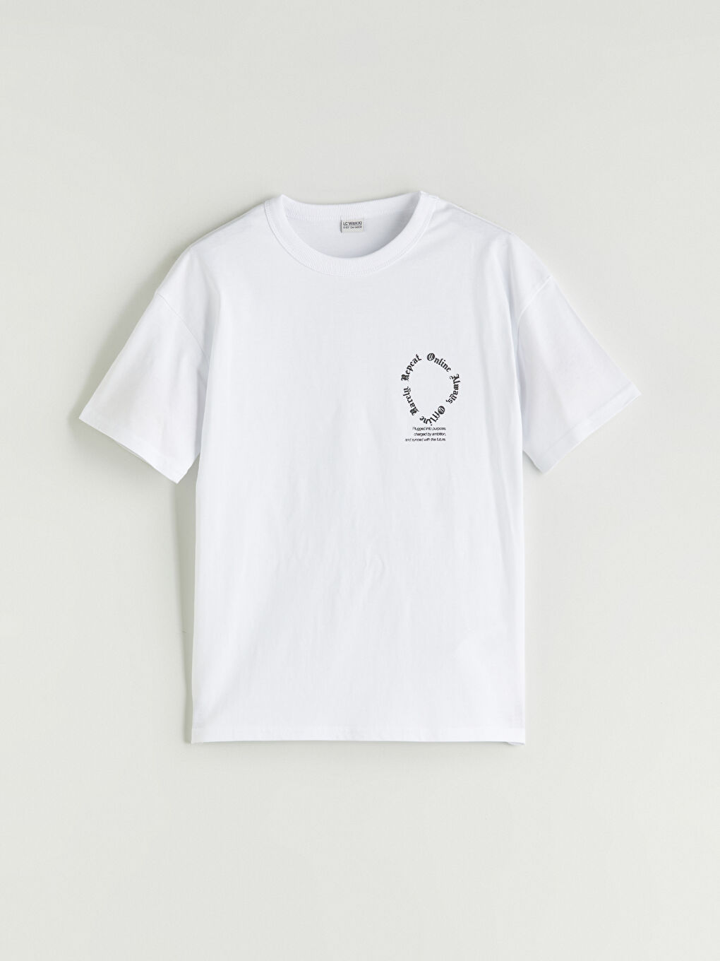 LCW Kids Crew Neck Boys' T-Shirt -S5S045Z4-Q6K