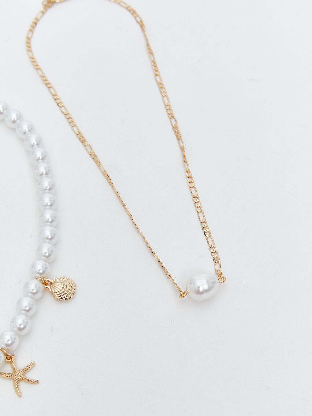 Sarı Taşlı Kadın Kolye Seti 3'lü-2