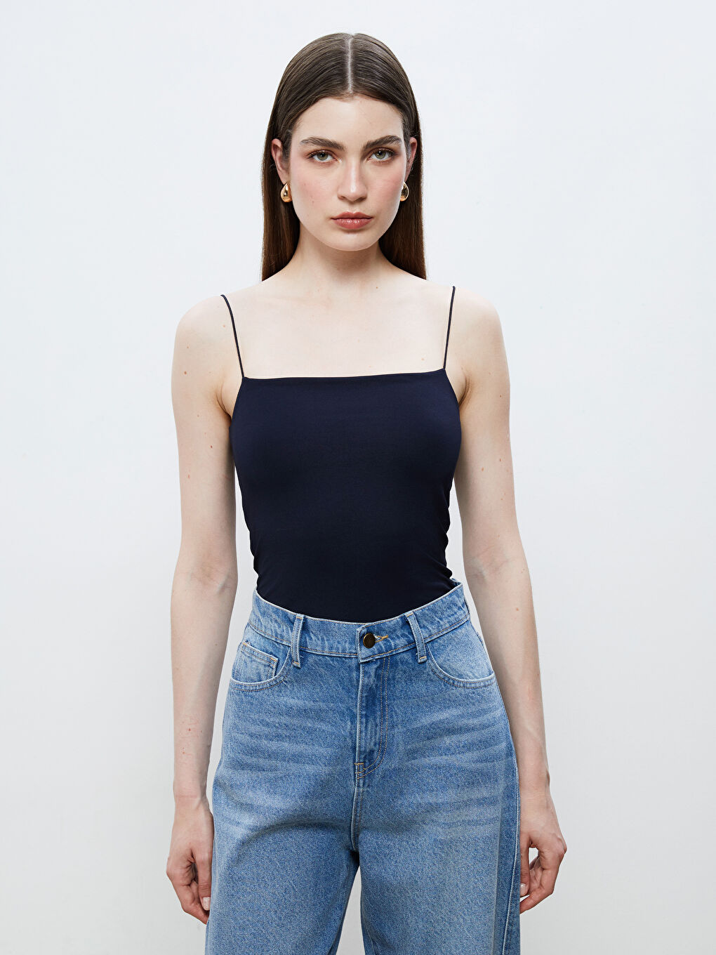 Soulife Square Collar Women's Tank Top -S5S201Z8-CYZ