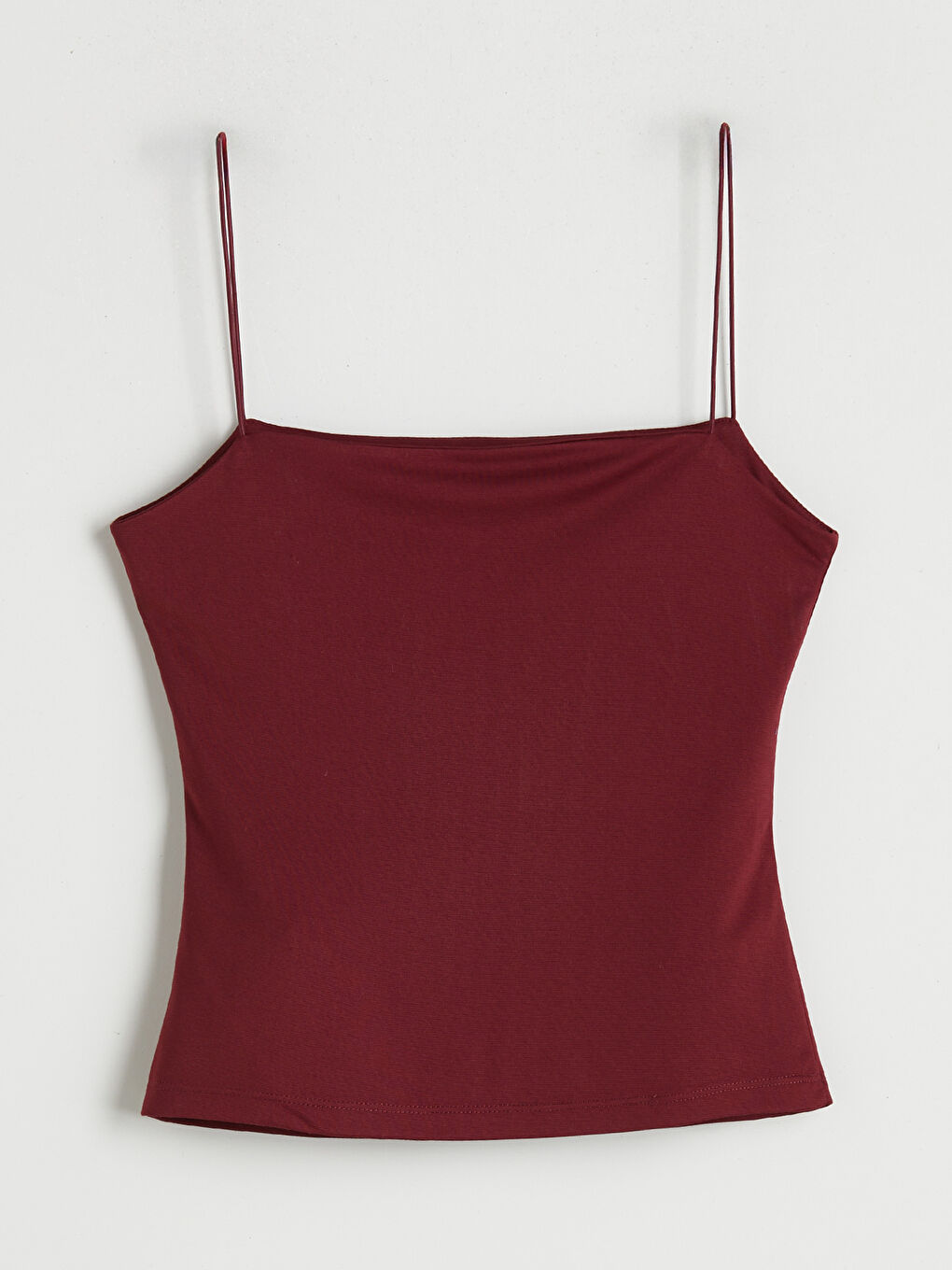 Bordo Kare Yaka Kadın Atlet-5