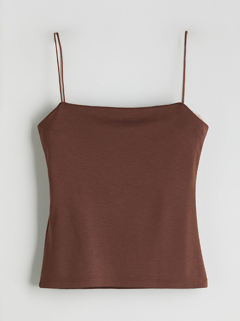 Kahverengi Kare Yaka Kadın Atlet-1