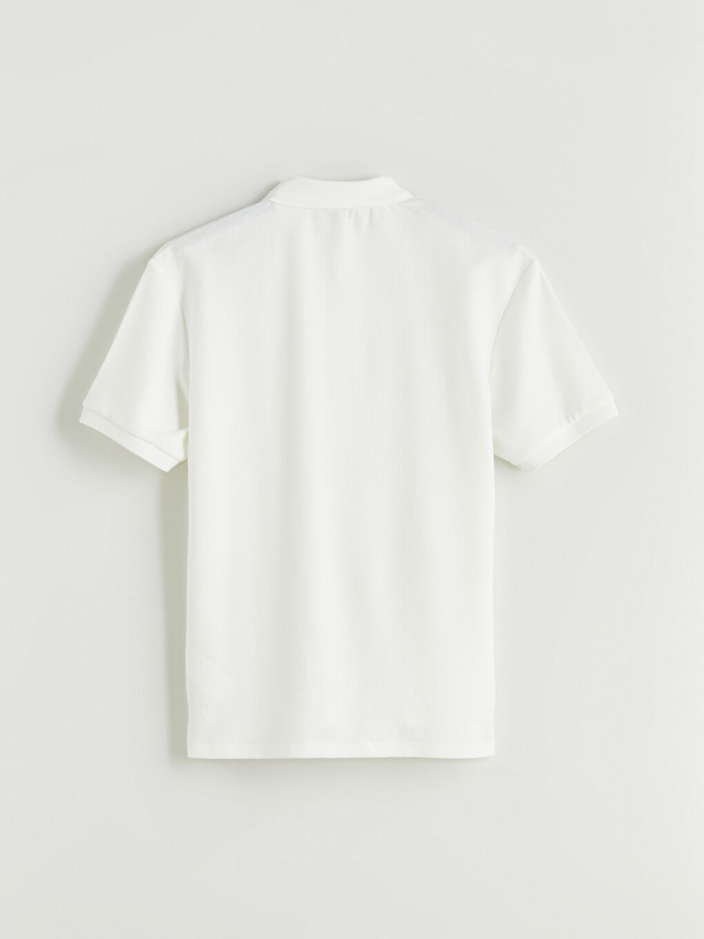 Ekru Polo Yaka Erkek Tişört-5