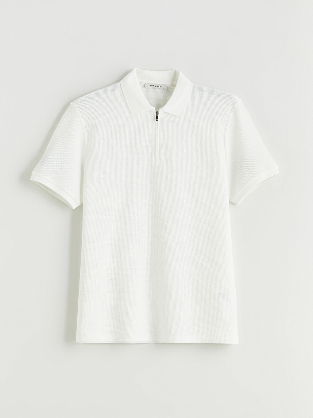 Ekru Polo Yaka Erkek Tişört-4