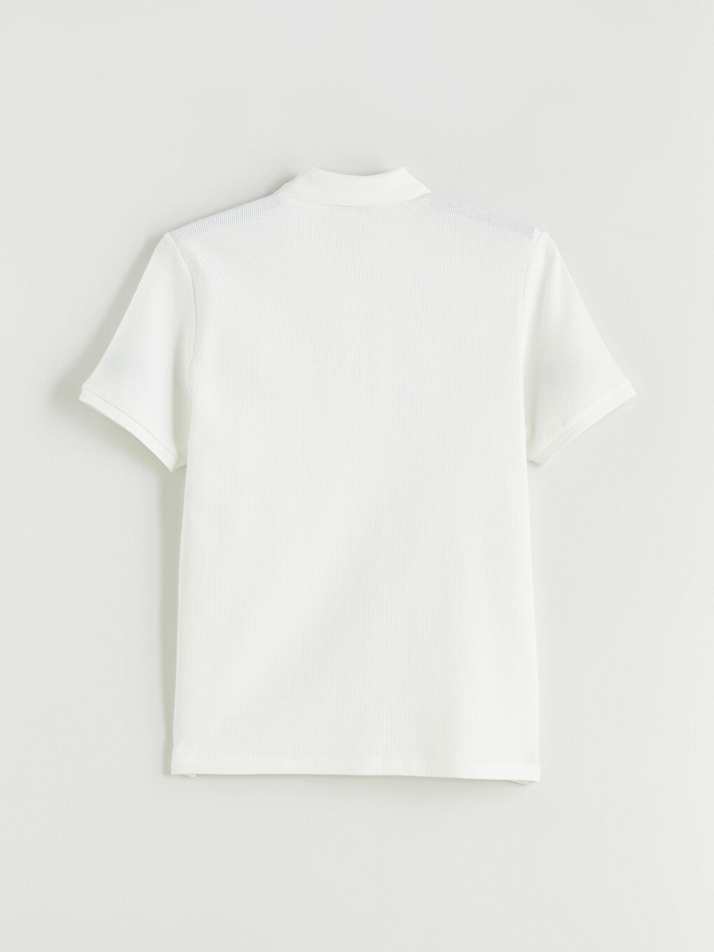 Ekru Polo Yaka Erkek Tişört-5