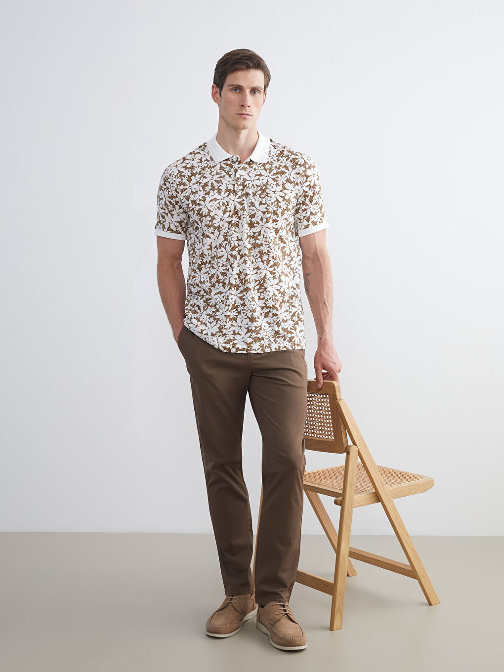 Брюки Чино Мужские Slim Fit