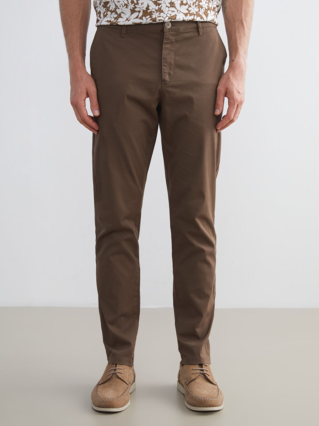 Брюки Чино Мужские Slim Fit-1