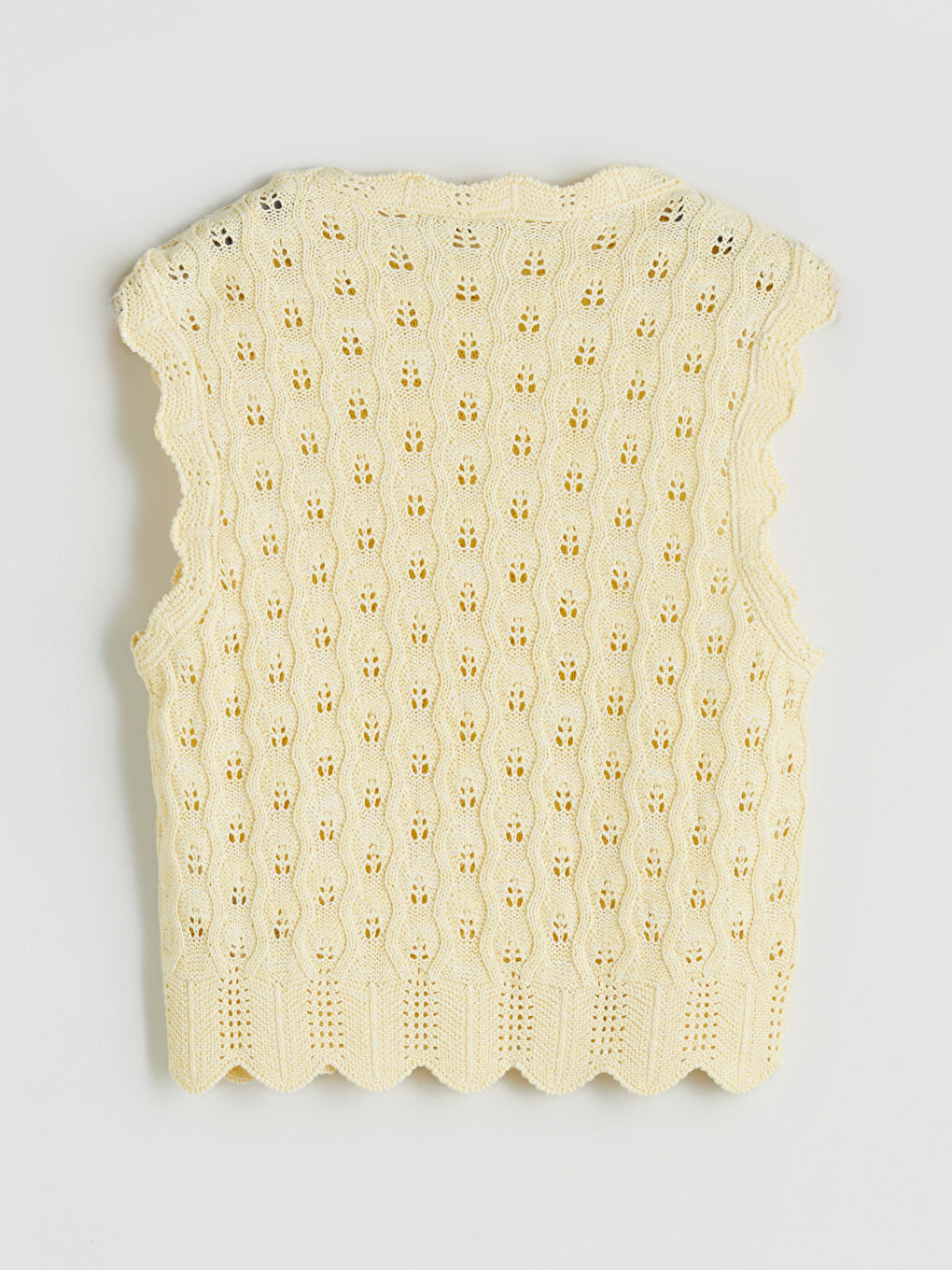 LCWAIKIKI Classic Crew Neck Hole-Knitted Women's Knitwear Sweater Vest -S5S226Z8-1FK