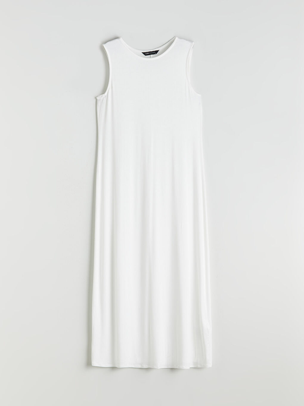 Ekru Bisiklet Yaka Elbise Astarı-4