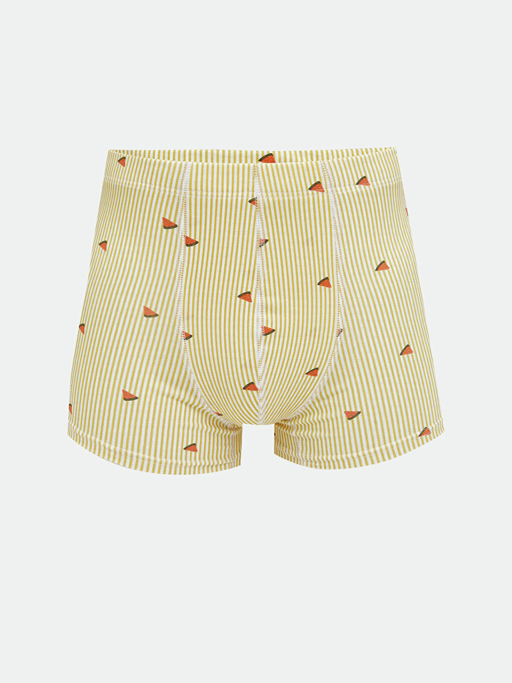 Mavi Standart Kalıp Pamuklu Esnek Erkek Boxer 3'lü-2