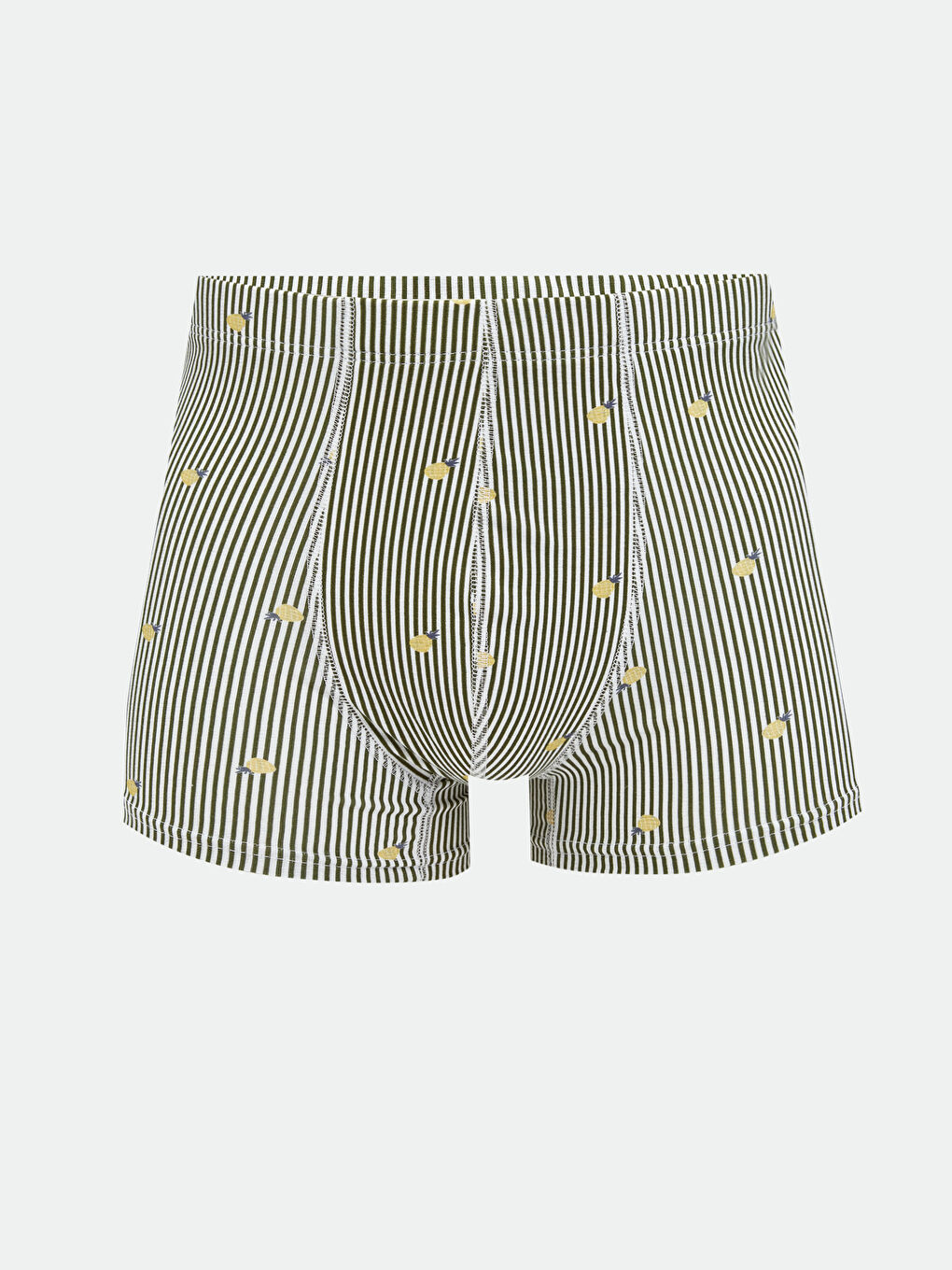 Mavi Standart Kalıp Pamuklu Esnek Erkek Boxer 3'lü-3