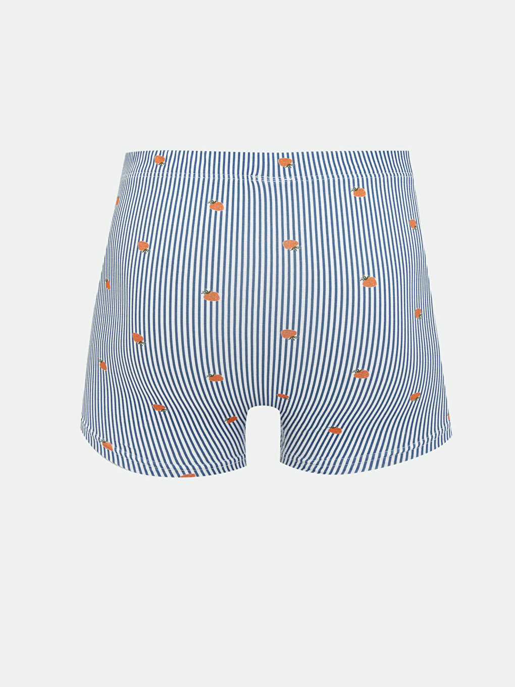 Mavi Standart Kalıp Pamuklu Esnek Erkek Boxer 3'lü-4