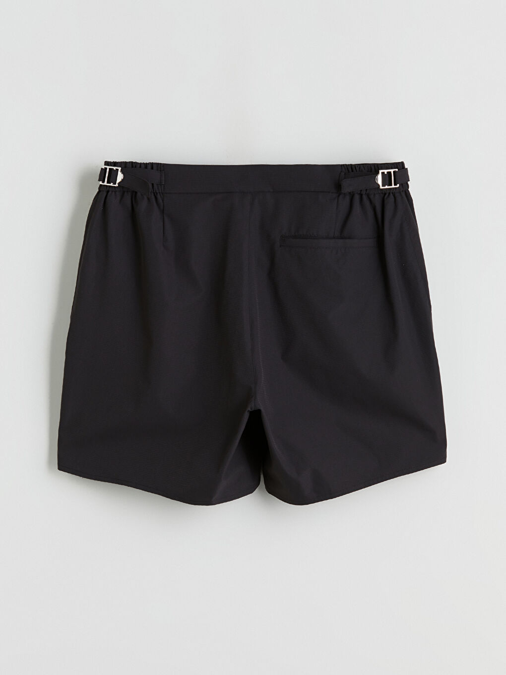 Siyah Kısa Boy Erkek Deniz Şortu-7