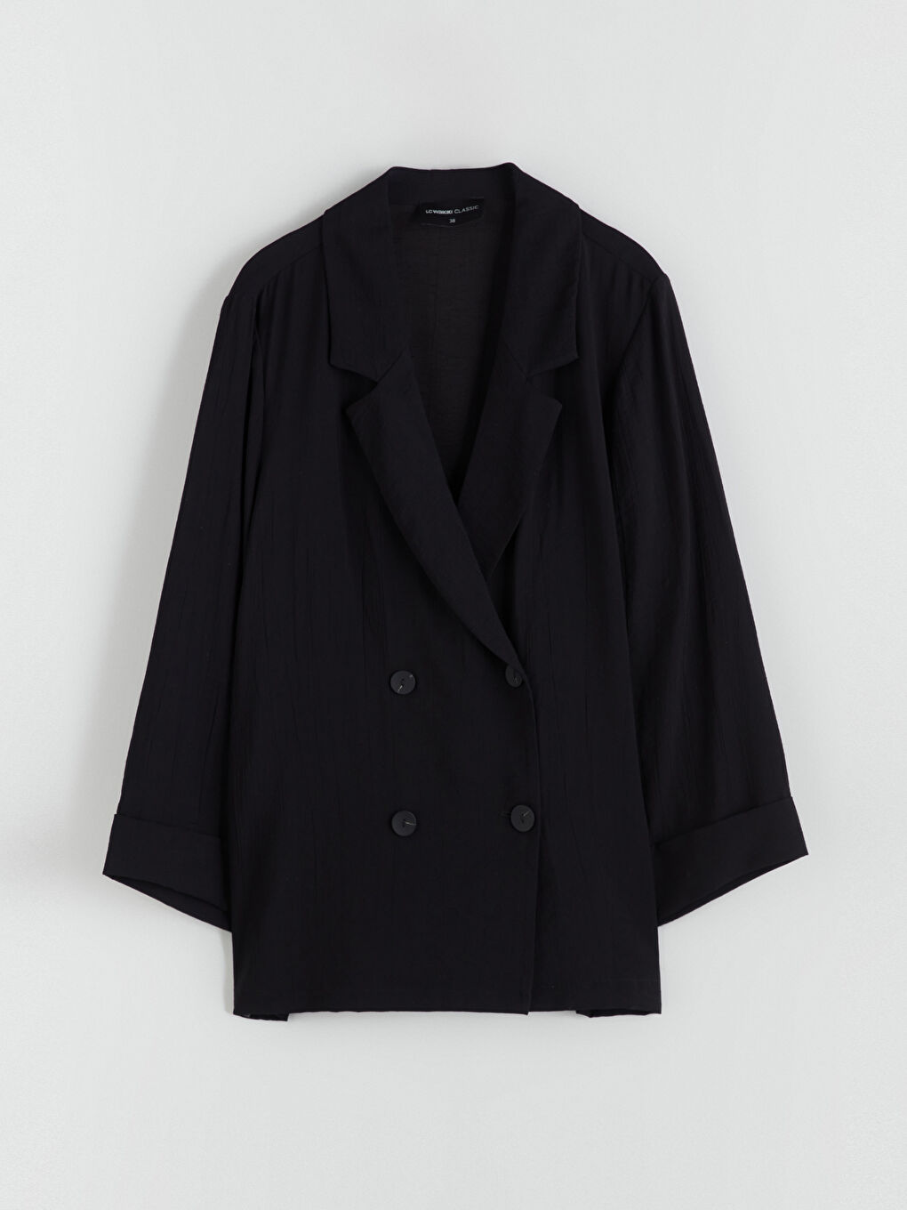 Siyah Dokulu Kadın Ceket-5