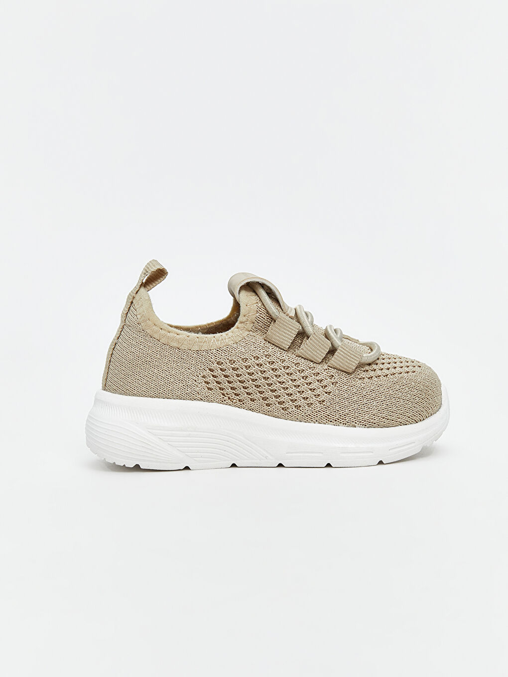 Bej File Detaylı Erkek Bebek Spor Ayakkabı-1