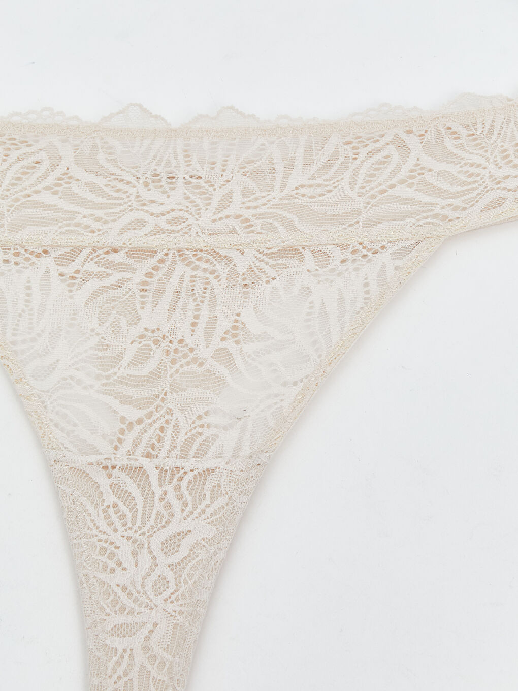 Pembe Dantelli Tanga Külot-2