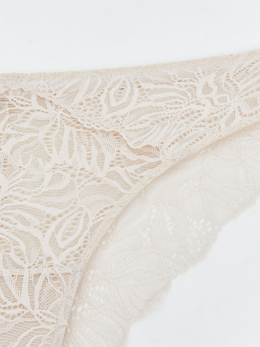 Pembe Dantelli Bikini Külot-2