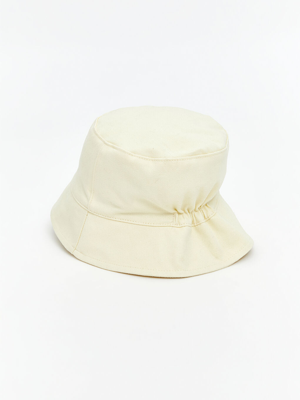 Sarı Kiraz Nakışlı Kız Bebek Bucket Şapka-3