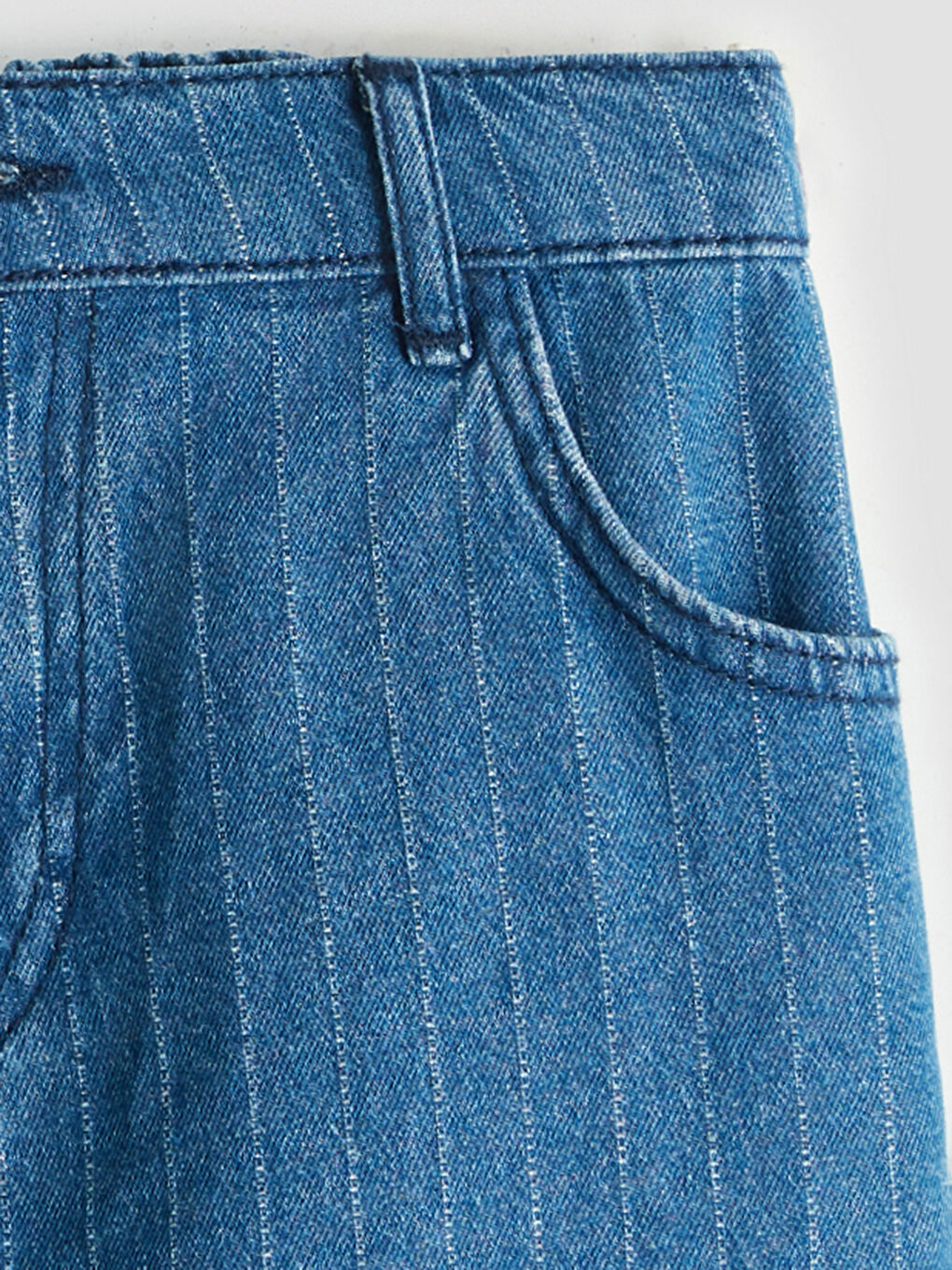LCW Kids Boys' Elastic Waist Denim Shorts -S5S295Z4-309