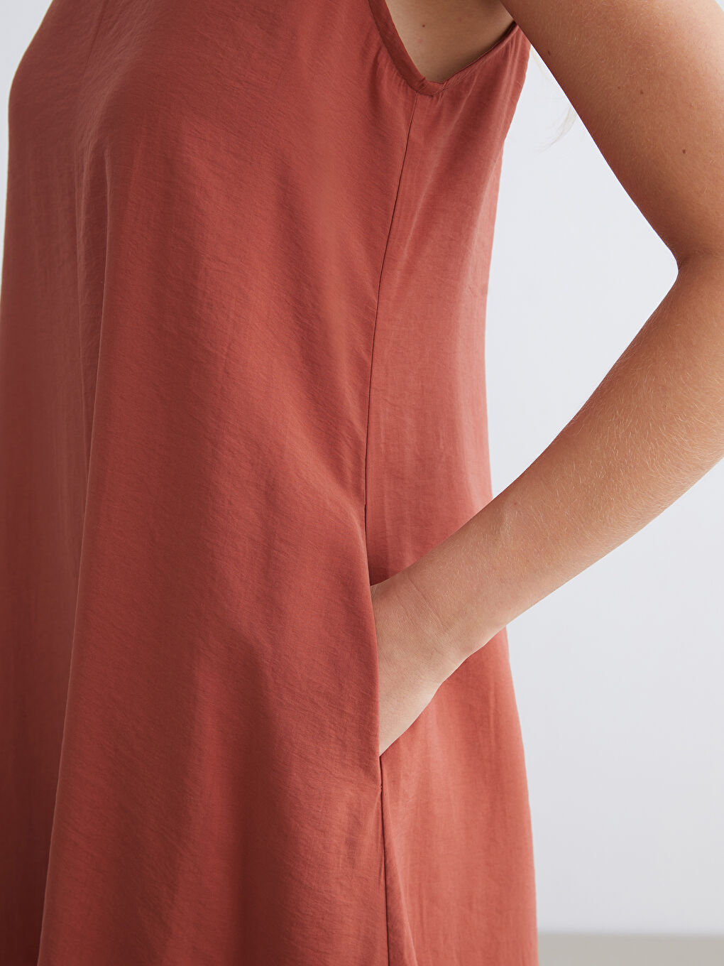 XSIDE Crew Neck Modal Blend Dress -S5S339Z8-F8C