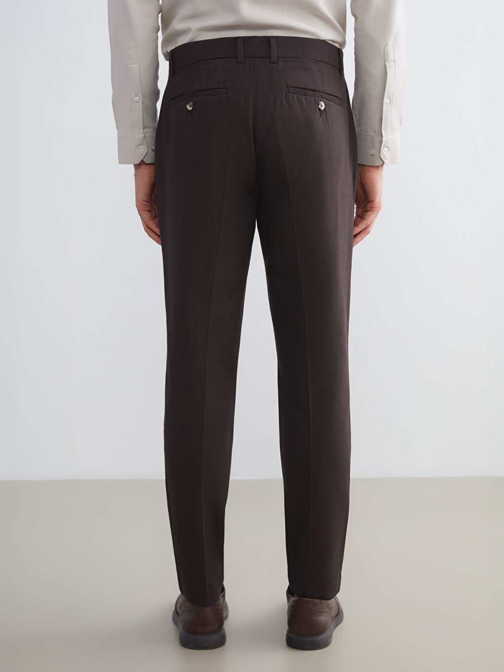 LCWAIKIKI Formal Slim Fit Twill Men's Trousers -S5S355Z8-ZUU