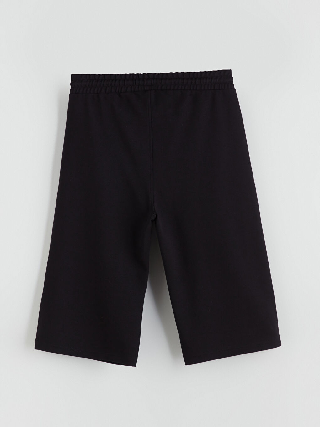 Siyah Standart Kalıp Erkek Şort-5