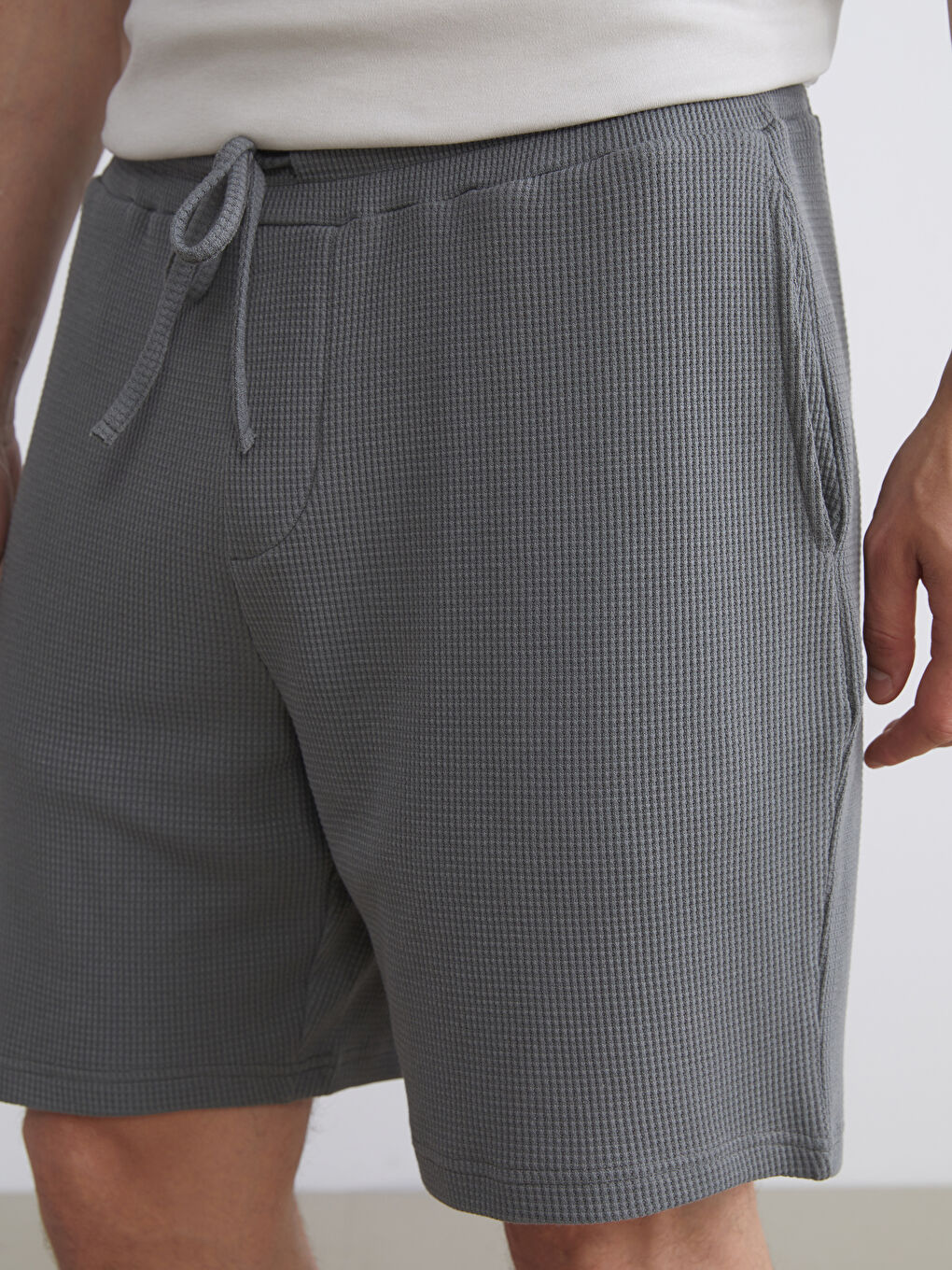 LCW Vision Standard Pattern Combed Cotton Men's Shorts -S5S380Z8-13E
