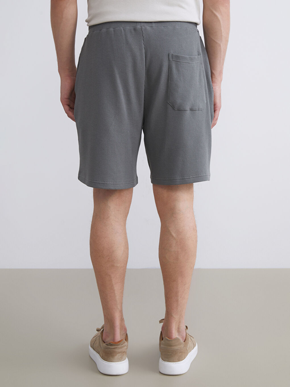 LCW Vision Standard Pattern Combed Cotton Men's Shorts -S5S380Z8-13E