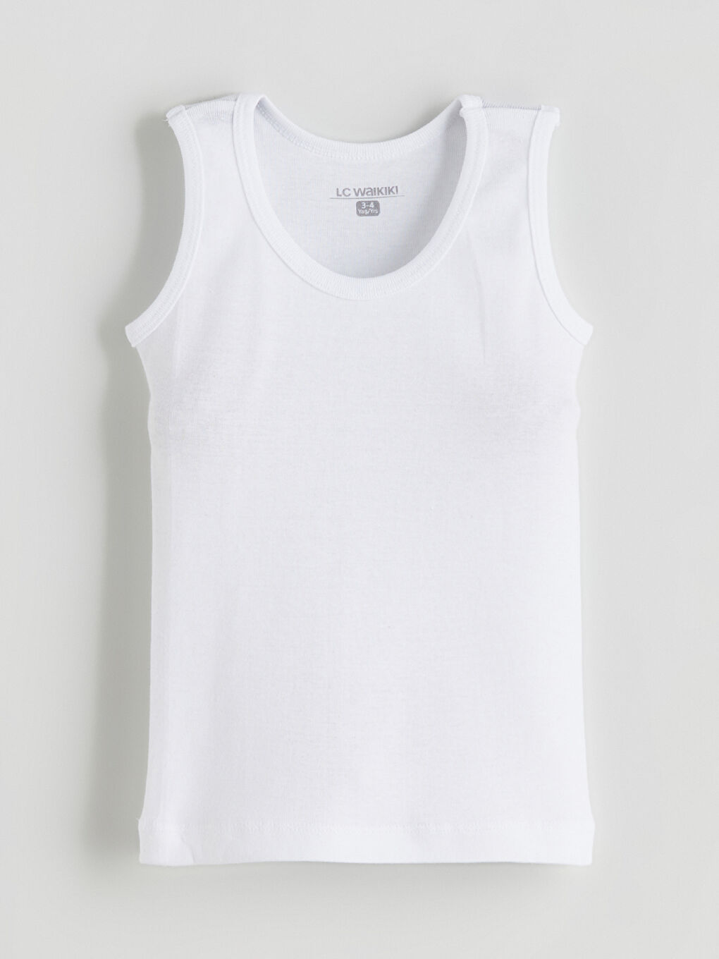 Beyaz Basic Erkek Çocuk Atlet 2'li-1