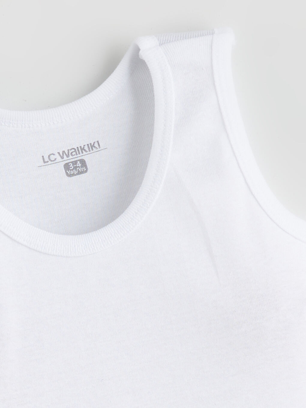 Beyaz Basic Erkek Çocuk Atlet 2'li-3