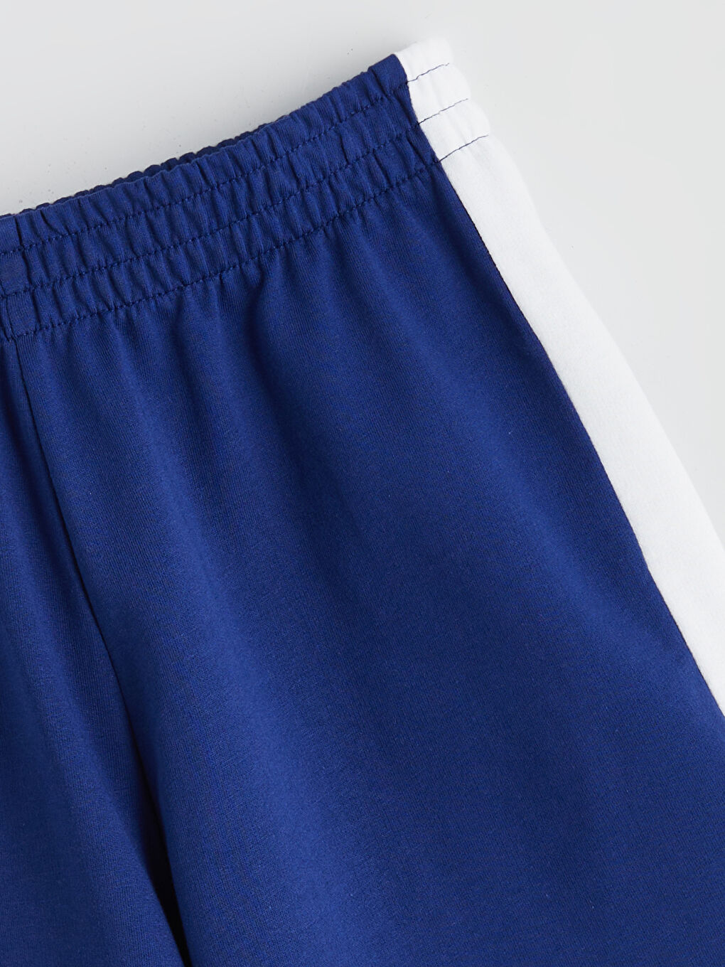 Lacivert Beli Lastikli Kız Çocuk Şort-2