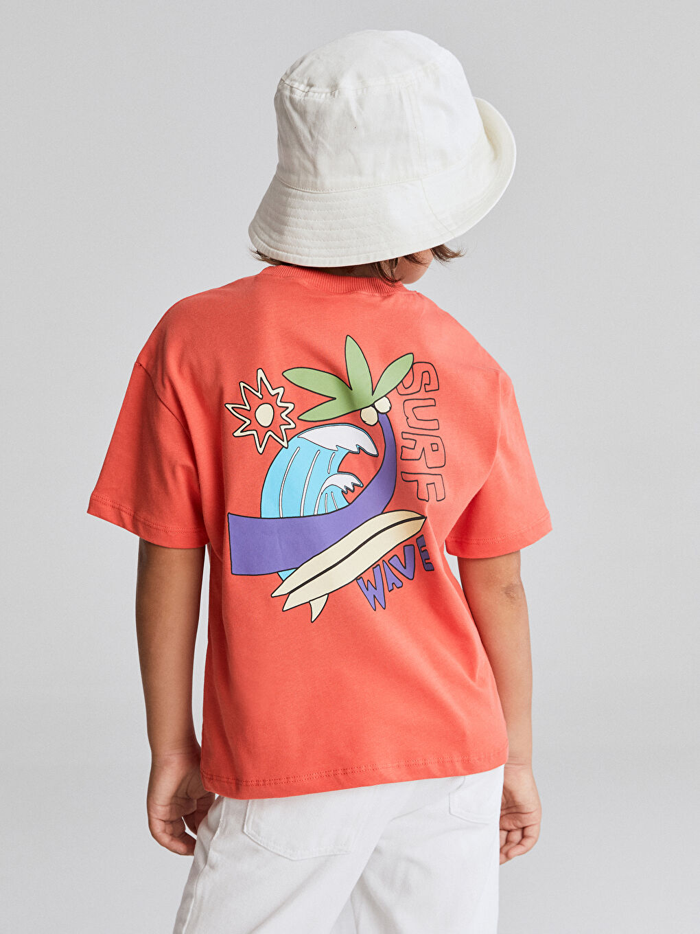 LCW Kids Crew Neck Printed Boys' T-Shirt -S5S418Z1-V39